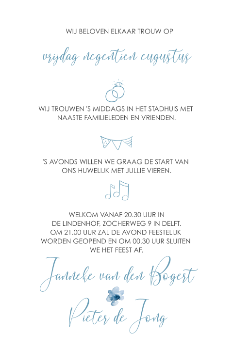 Kaart binnenkant