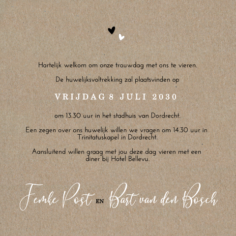 Kaart binnenkant