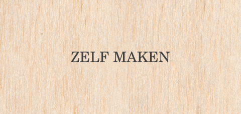 Houten Save the Date kaart zelf maken - panorama