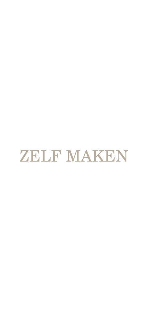 bordje langwerpig - zelf maken