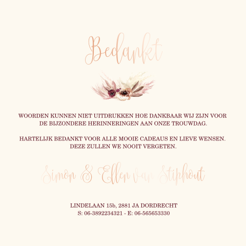 Kaart binnenkant