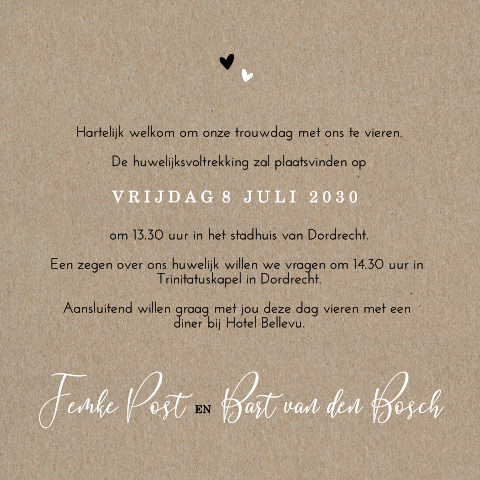 Kaart binnenkant