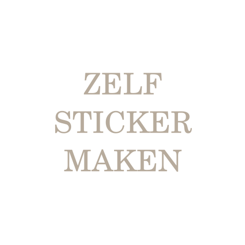 Zelf sticker maken voor de bruiloft - Ø44 mm 20 stickers per vel