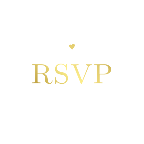 Klassiek RSVP-kaartje