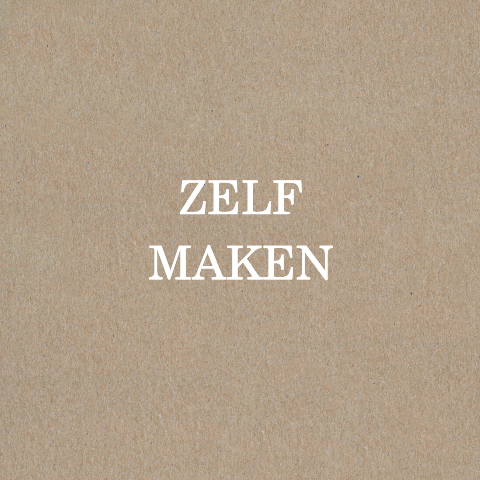 Kraft kaart maken - vierkant dubbel