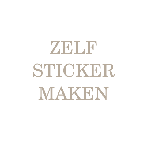 Zelf sticker maken voor de bruiloft - Ø35 mm, 25 stickers per vel