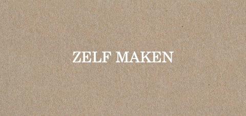 Kraft kaart maken -  enkel panorama 21 bij 10 cm