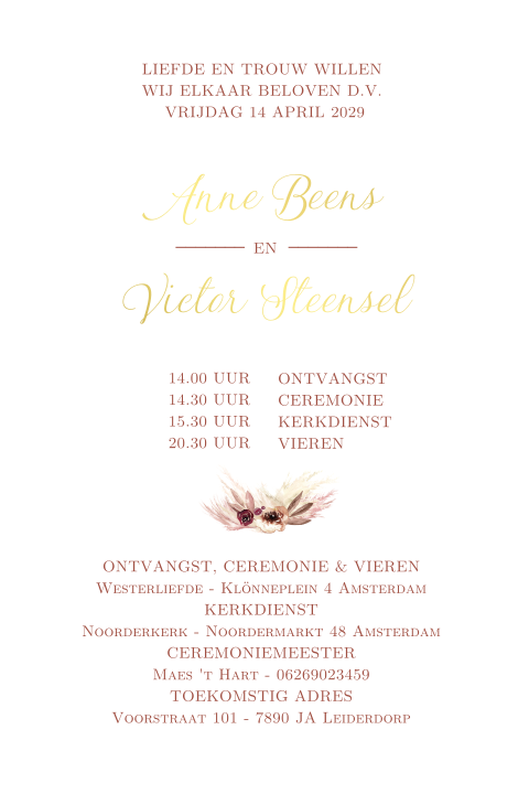 Kaart binnenkant
