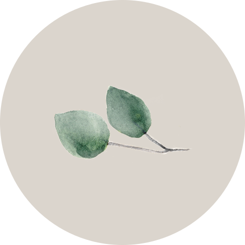 Sluitzegel met blaadje