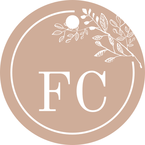 Labeltje met takje en logo