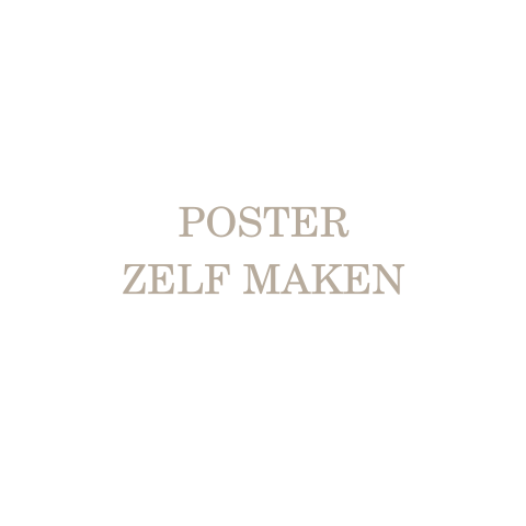 Poster zelf maken - vierkant