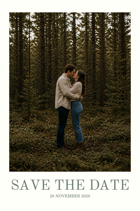 Save the Date als polaroid