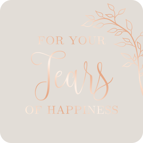 tears for happiness sticker vierkant