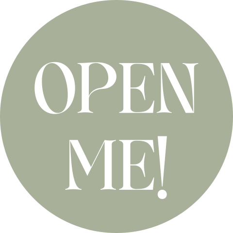 Groene sticker bruiloft voor op envelop