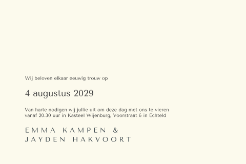 Kaart binnenkant