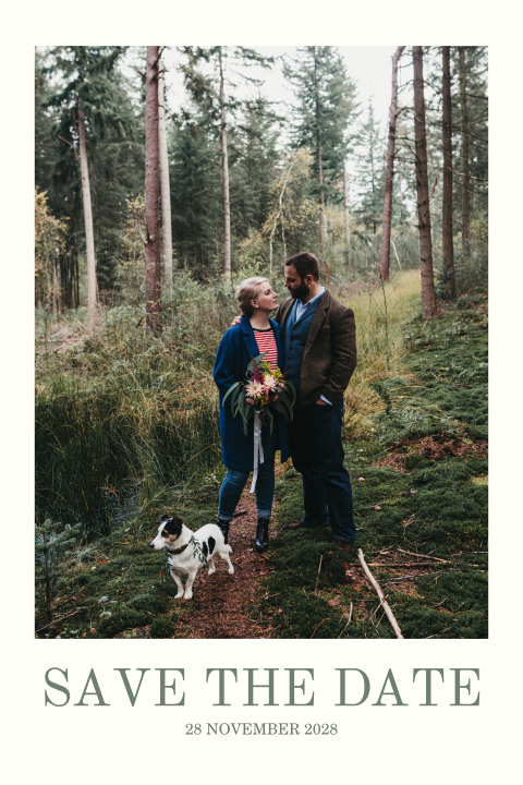 Save the Date als polaroid
