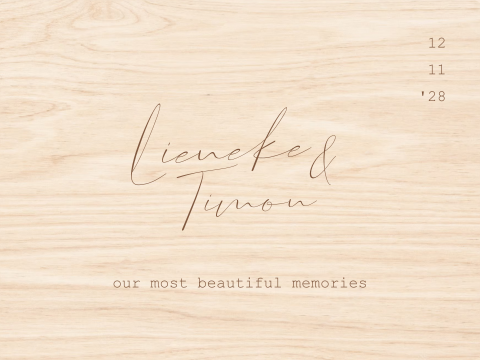 Stijlvolle memorybox voor herinneringen