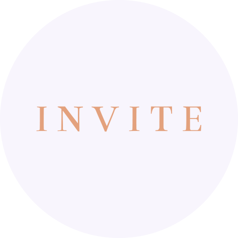 sluitsticker met invite