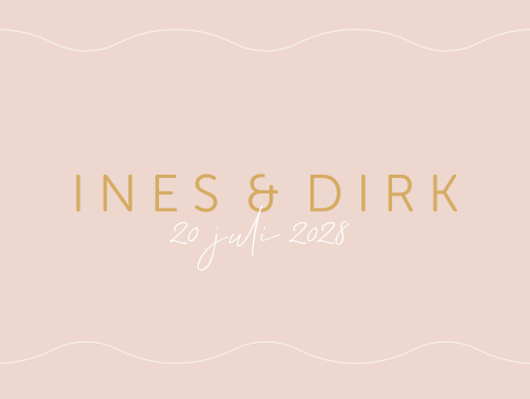 welkomsbord bruiloft roze modern