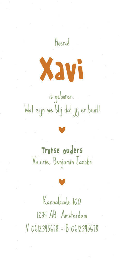 Kaart binnenkant