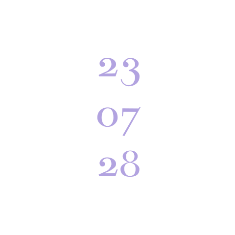 sluitsticker met datum verticaal