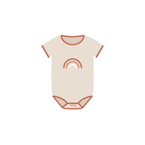 sluitzegel geboortekaartje rompertje