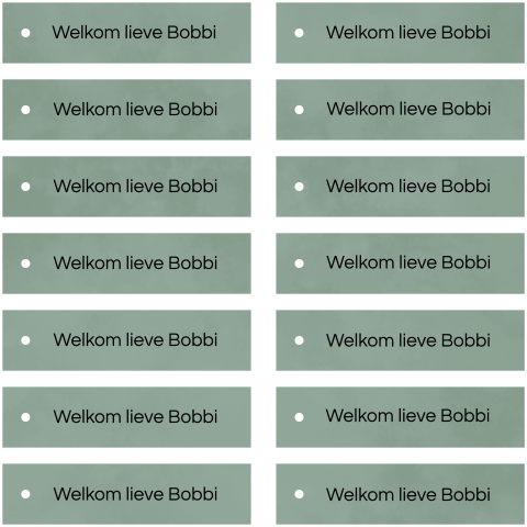 labels zelf maken 100 x 24 mm