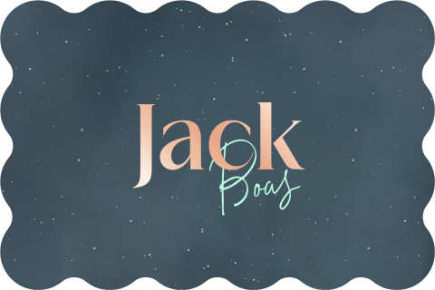 geboortekaartje Jack in bijzondere vorm met foliedruk