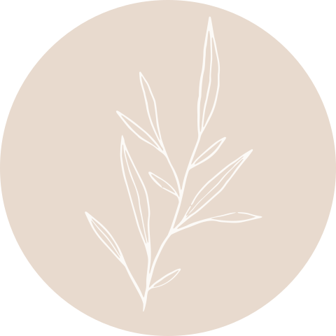 sluitsticker met takje trouwen