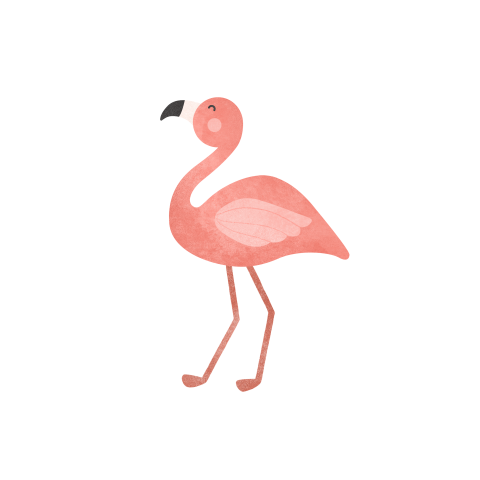 sluitzegel met flamingo