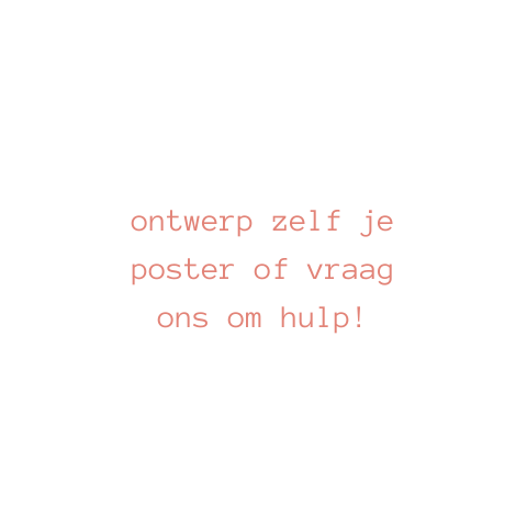 Ontwerp zelf je poster vierkant
