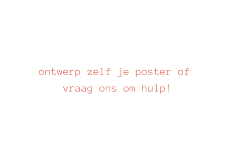 Ontwerp zelf je poster liggend