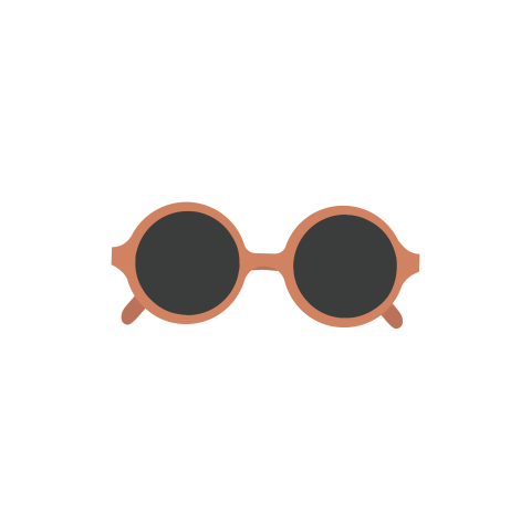 sluitzegel met zonnebril