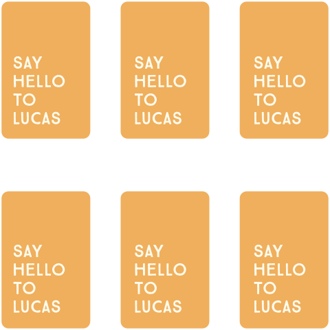 kraamborrelkaartjes geel staand formaat 55x85 mm