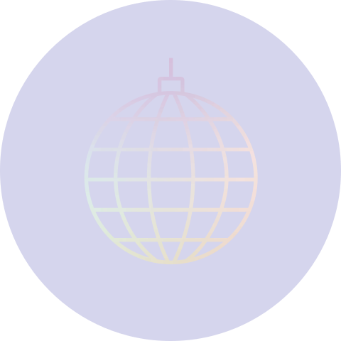 sluitsticker met discobol in folie