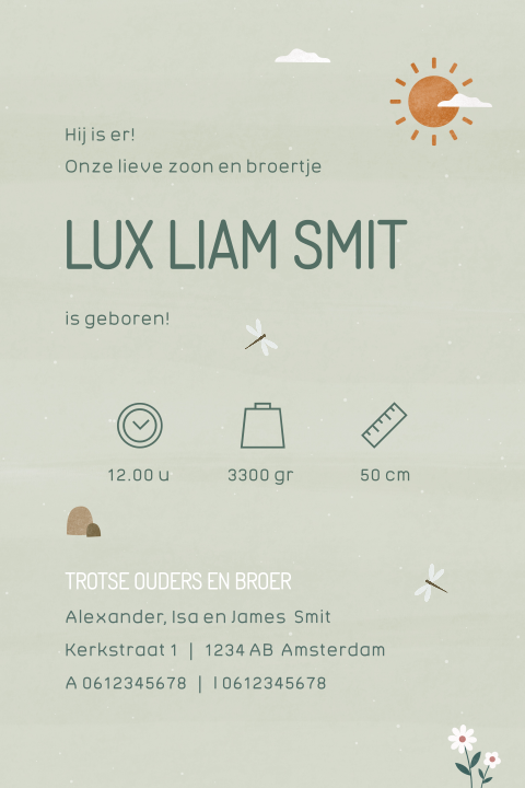 Kaart binnenkant