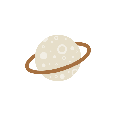 sluitzegel met planeet