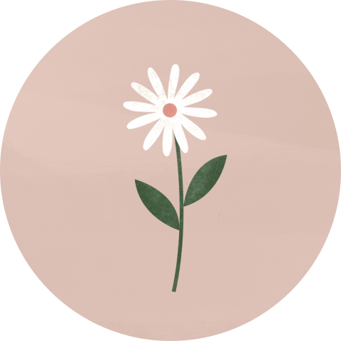 sluitzegel geboortekaartje madeliefje