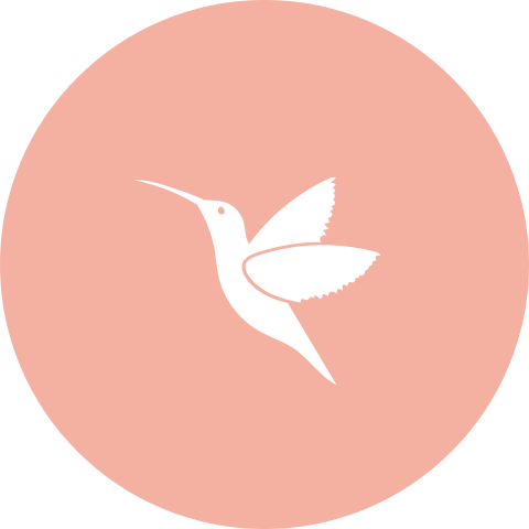 sluitzegel geboortekaartje kolibrie