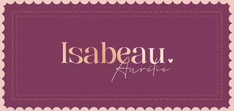 geboortekaartje Isabeau met speelse rand panorama