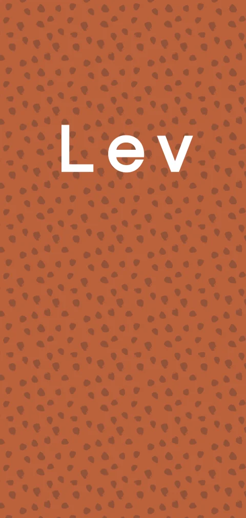 Geboortekaartje jongen stippenprint terracotta