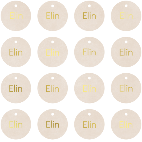 rode labels zelf maken ø45 mm
