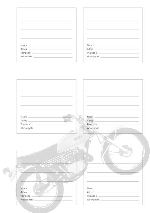 Condoleanceblad modern