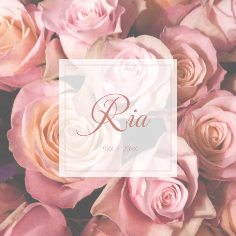 Rouwkaart rozen roze