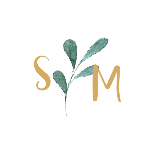 Sluitsticker trouwkaart wit Simon & Milou botanisch trouwlogo