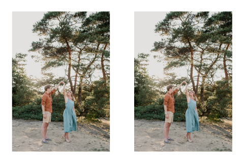 Dit fotolabel staand 2 stuks trouwen