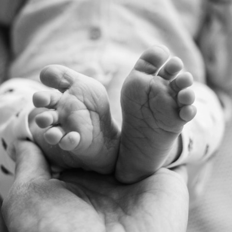 DIY fotolabel vierkant enkele foto