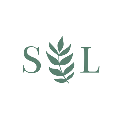 Sluitsticker trouwkaart Sander & Liset wit trouwlogo sierlijk groen