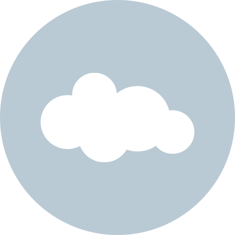 Sluitsticker geboortekaartje Daan blauw wolkje