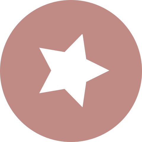 Sluitsticker geboortekaartje Norah roze ster